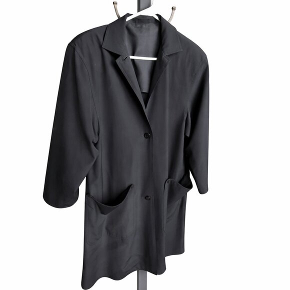 MaxMara (Made in Italy) 100% virgin wool black coat, classy and elegant - Picture 4 of 10
